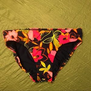 Lands End Bikini Tropical Floral Bikini Bottoms